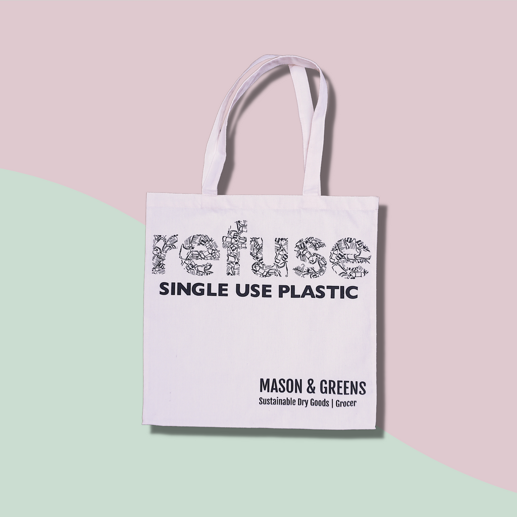 REFUSE SINGEL USE Tote - Organic Cotton *Limited Edition*