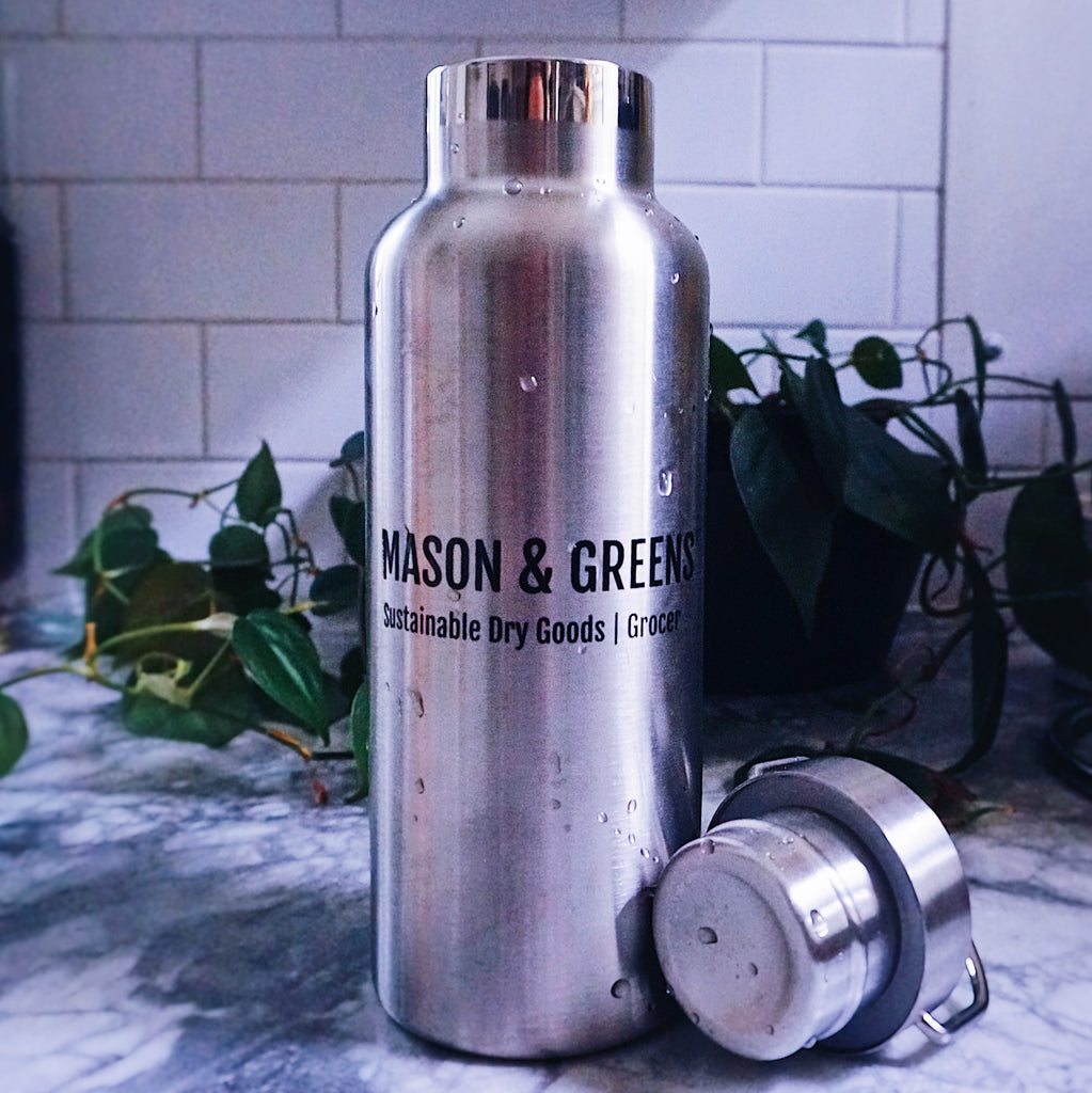 Mason & Greens Stainless Steel Water Bottle