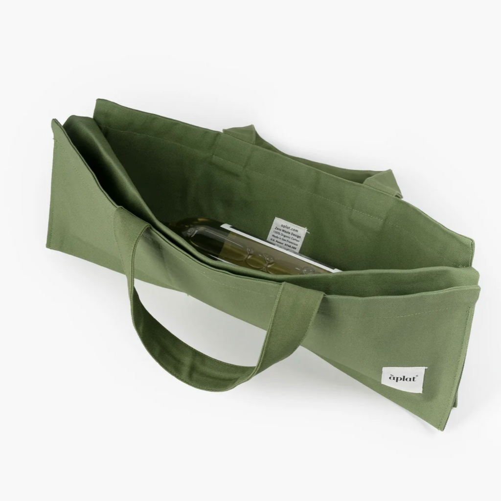 One Bottle Wine & Picnic Tote - Olive