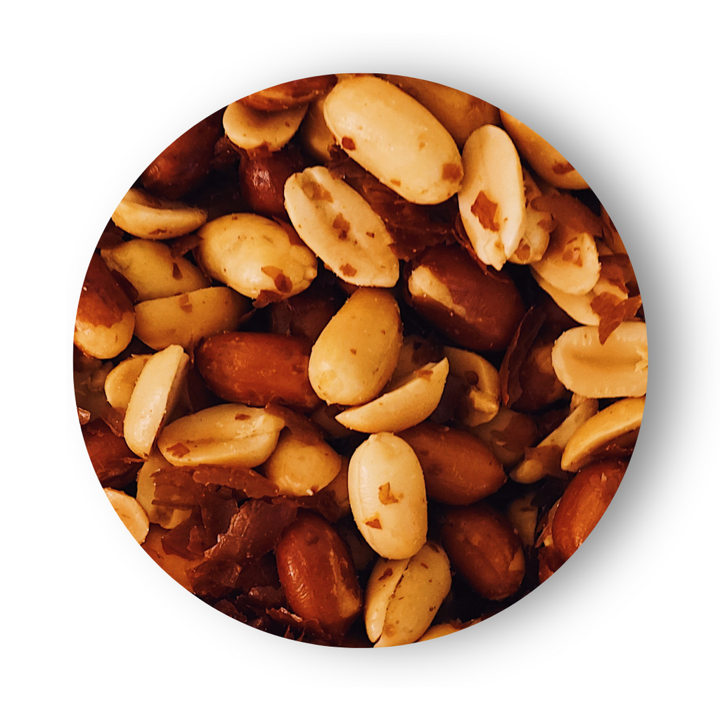 Peanuts, Roasted With Skins